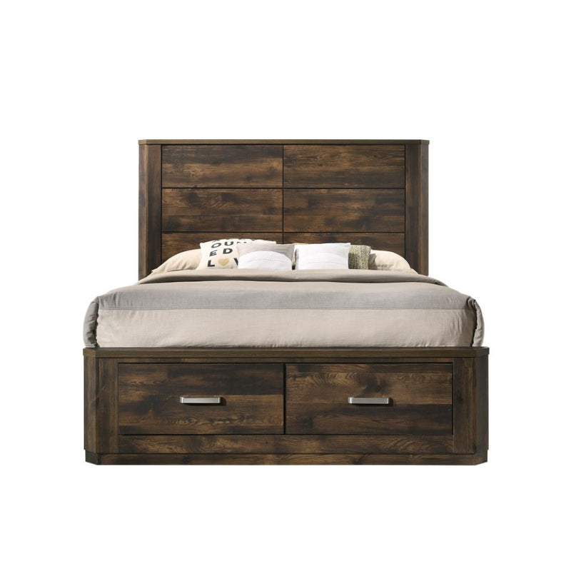 Elettra Queen Bed W/Storage - 24200Q
