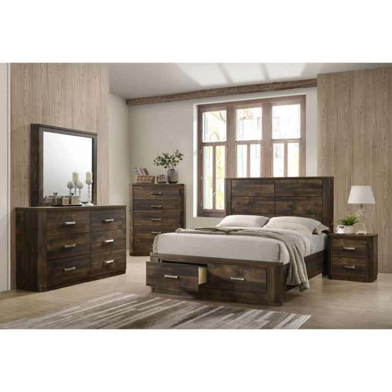 Elettra Queen Bed W/Storage - 24200Q