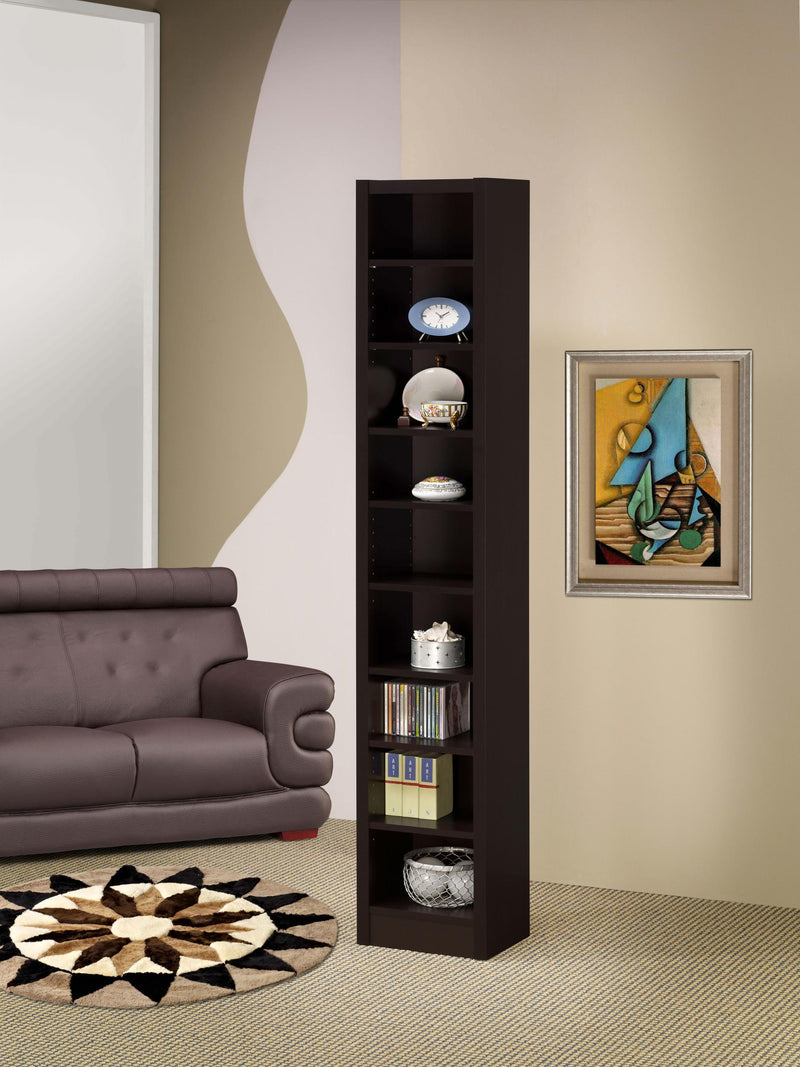 Eliam 71-inch 8-shelf Bookcase Cappuccino - 800285
