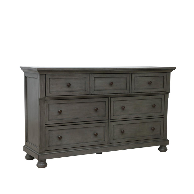 Eliana - 7 Drawers Gray Dresser - B216-D
