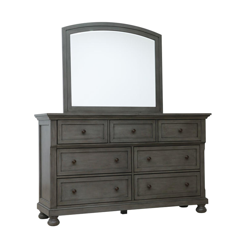 Eliana - Gray Dresser and Mirror - B216-DM