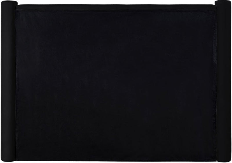 Elias Velvet Full Bed Black - B1298Black-F