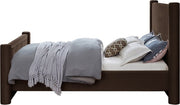 Elias Velvet Full Bed Brown - B1298Brown-F