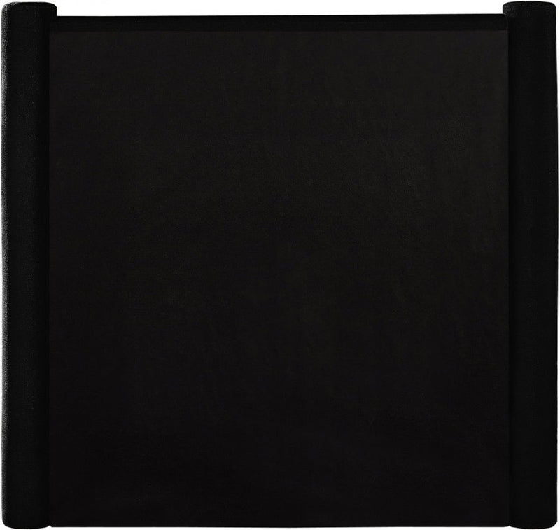 Elias Velvet Twin Bed Black - Gate FurnitureTwin Bed