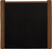 Elias Velvet Twin Bed Saddle - Gate FurnitureTwin Bed