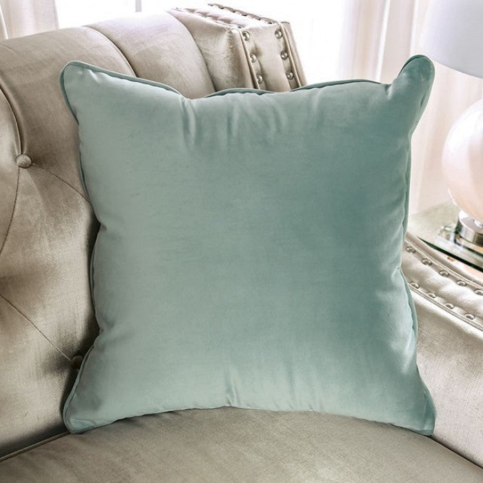 Elicia Champagne/Turquoise Sofa - SM2685-SF