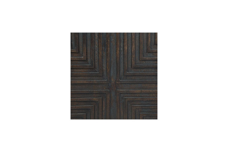 Elinmore Brown/Gold Finish Accent Cabinet - Gate FurnitureCabinet