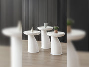 Elips Coffee Table in White Marble - 200-ALT-ELI-CT-WHI-MAR
