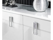 Elips Diningroom Consol With Mirror White - 115-ELI-WHI-CON