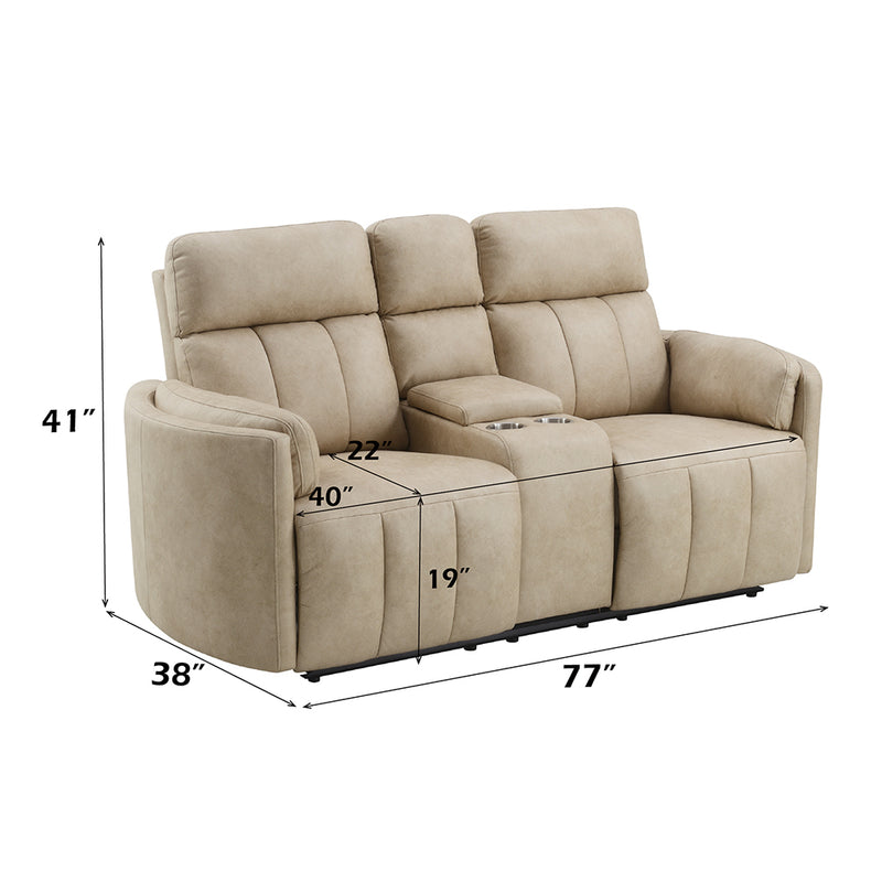 Elison Motion Loveseat w/Console - LV05401