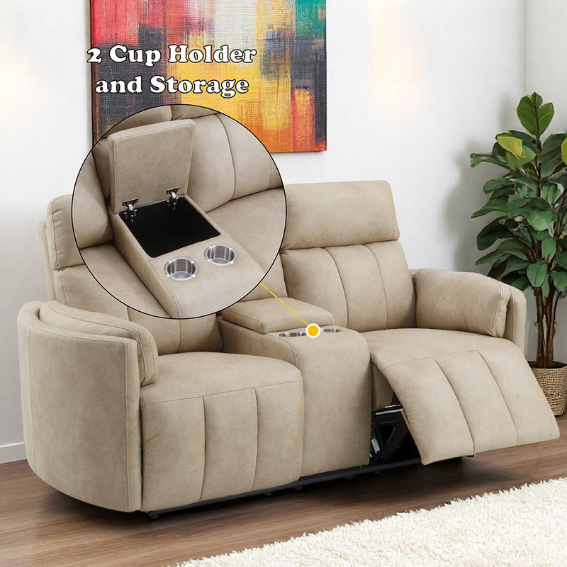 Elison Motion Loveseat w/Console - LV05401