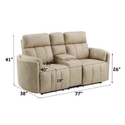 Elison Motion Loveseat w/Console - LV05401