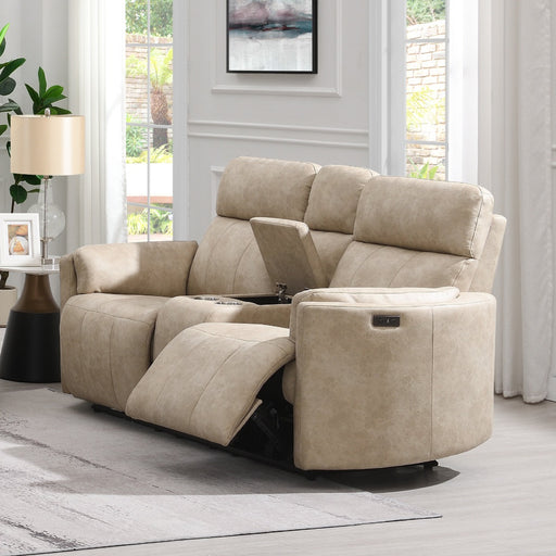 Elison Power Motion Loveseat w/Console & Storage - LV07411