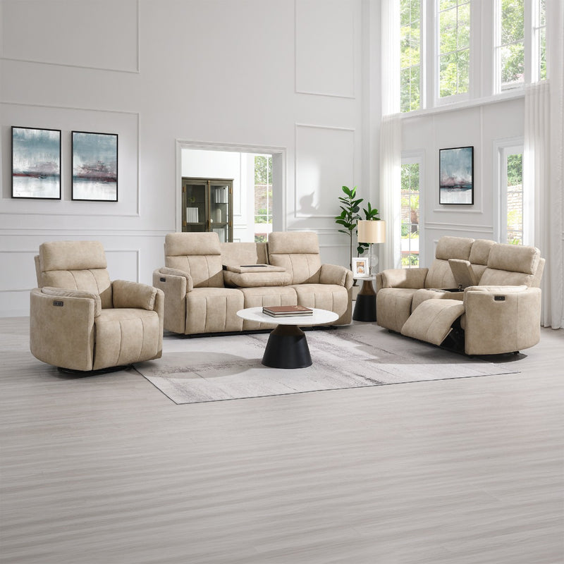 Elison Power Motion Sofa w/Drop Table - LV07410