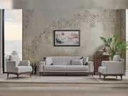 Elit 3-pieces (Sofa & Loveseat & Chair) Livingroom in Cream - 200-SER-ELI-SOFT01-321