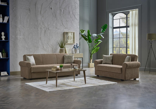 Elita Koopsi Brown Sleeper Sofa from Bellona - Luna Furniture