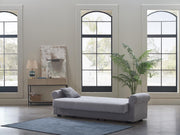 Elita S Koopsi Light Gray 3-Seat Sleeper Sofa from Bellona - Luna Furniture