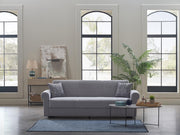 Elita S Koopsi Light Gray 3-Seat Sleeper Sofa from Bellona - Luna Furniture