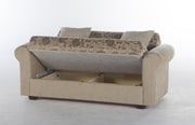 Elita S Sleeper (Yasemin Beige) Living Room Set - Gate FurnitureLiving Room Set