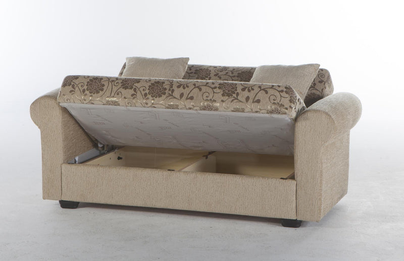Elita S Sleeper (Yasemin Beige) Living Room Set - Gate FurnitureLiving Room Set