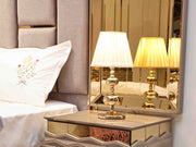 Elite 24" Tall 2 Drawer Nightstand With Mirror - Gate FurnitureNightstand