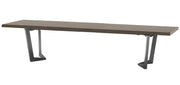 Elite Dining Table Brown  Silver Birch SET - p11623