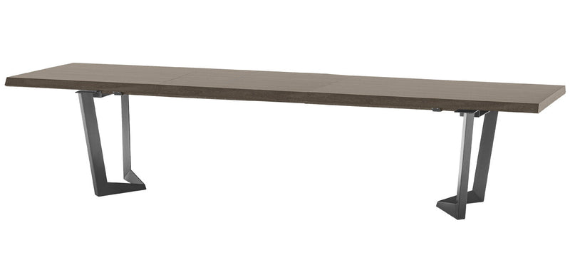 Elite Dining Table Brown  Silver Birch SET - p11623