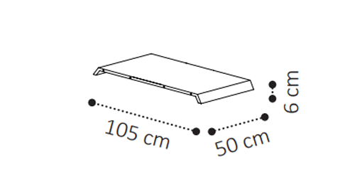Elite Extension for Table Tent/Net Silver Birch - i38034