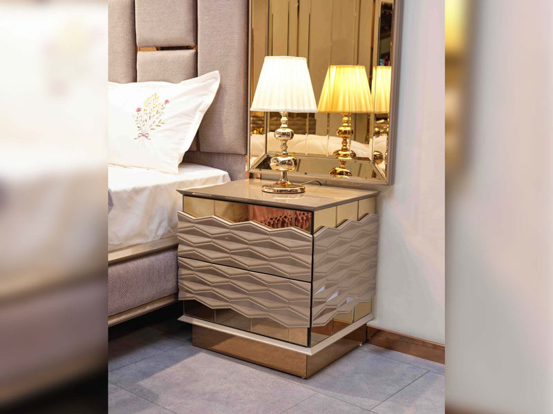 Elite Nightstand With Back - 120-ELI-NS