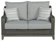 Elite Park Outdoor Loveseat with Cushion - P518-835 - Gate Furniture