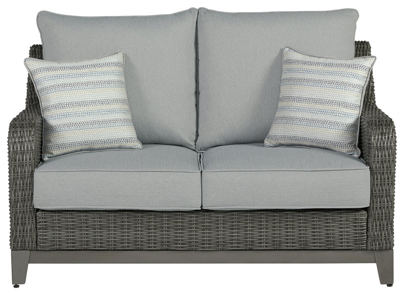 Elite Park Outdoor Loveseat with Cushion - P518-835 - Gate Furniture