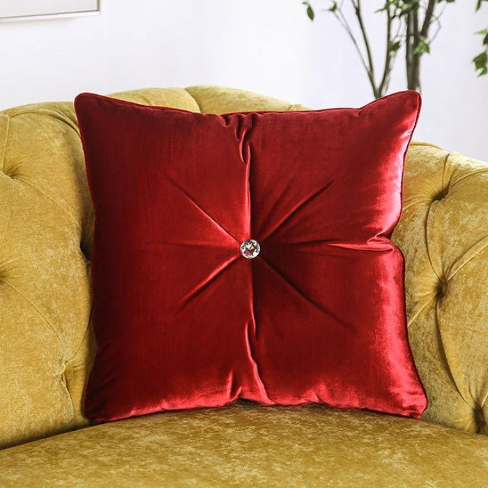 Eliza Royal Yellow/Red Sofa - SM2284-SF