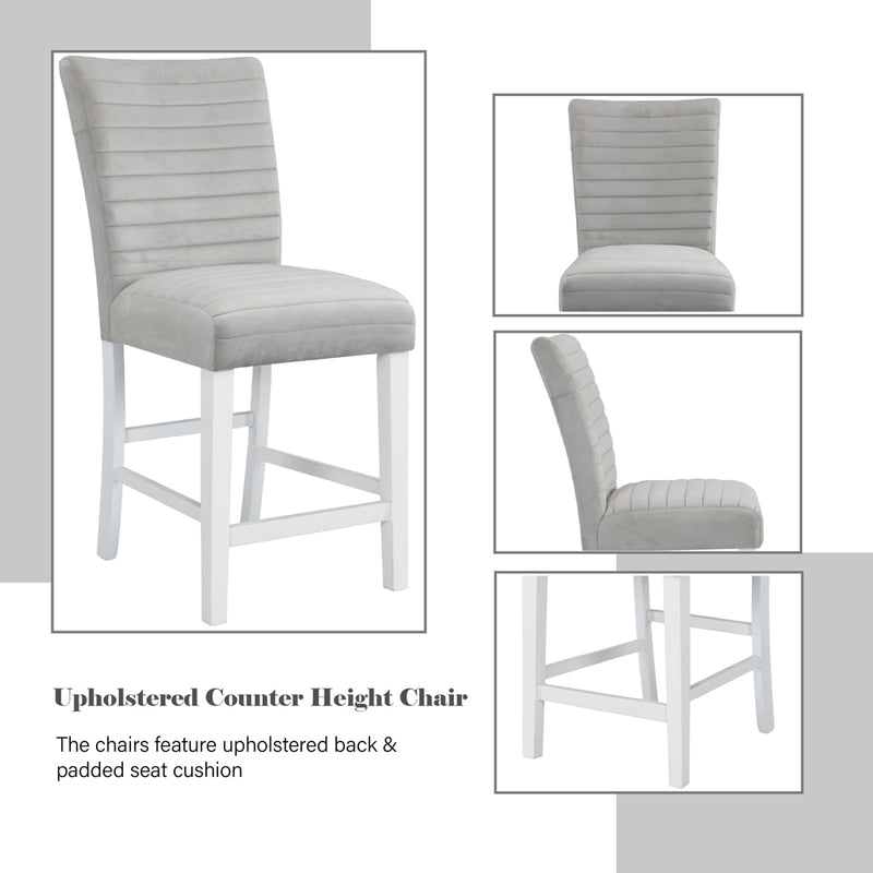 Elizaveta Counter Height Chair (Set-2) - DN00818