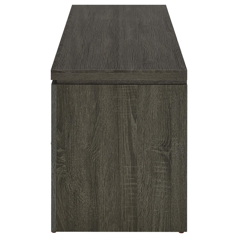 Elkton 2-drawer Engineered Wood 59-inch TV Stand Weathered Grey - 701979