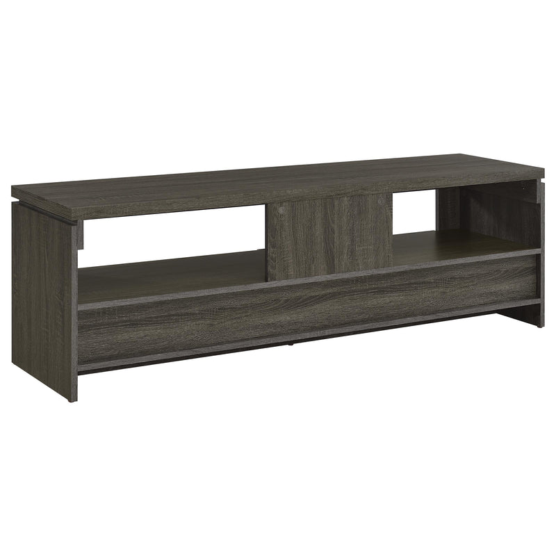 Elkton 2-drawer Engineered Wood 59-inch TV Stand Weathered Grey - 701979
