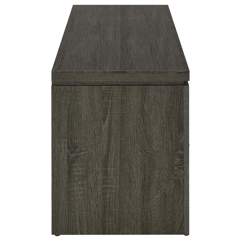 Elkton 2-drawer Engineered Wood 59-inch TV Stand Weathered Grey - 701979