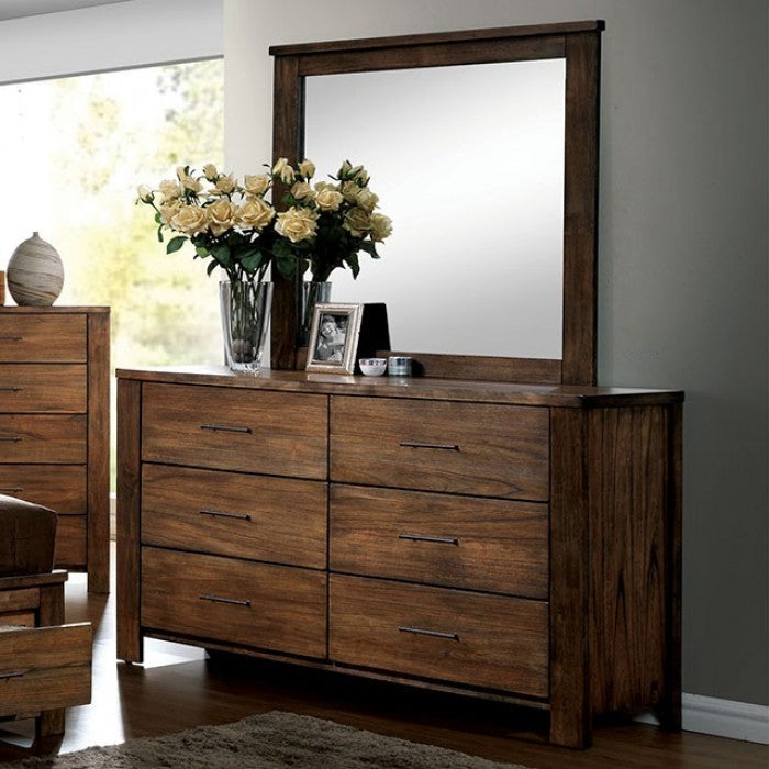 Elkton Antique Oak Mirror - CM7072M