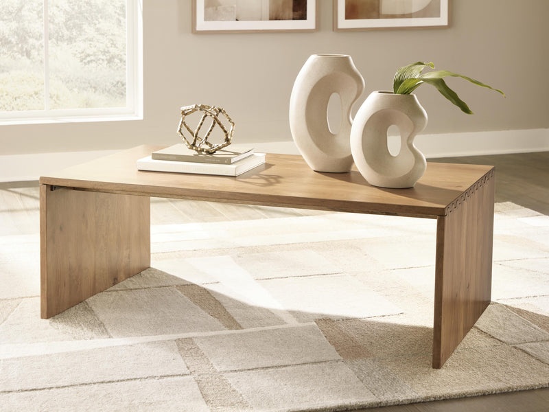 Ella Grove Rich Brown Coffee Table - T639-1