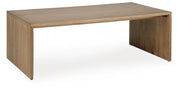 Ella Grove Rich Brown Coffee Table - T639-1