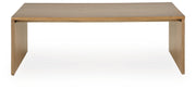 Ella Grove Rich Brown Coffee Table - T639-1