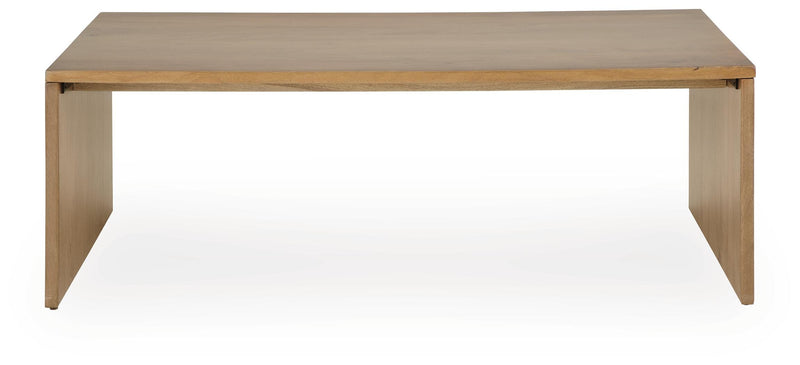 Ella Grove Rich Brown Coffee Table - T639-1