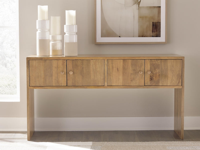 Ella Grove Rich Brown Console - T639-4