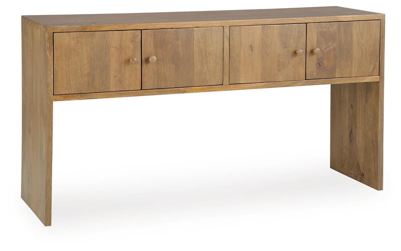 Ella Grove Rich Brown Console - T639-4