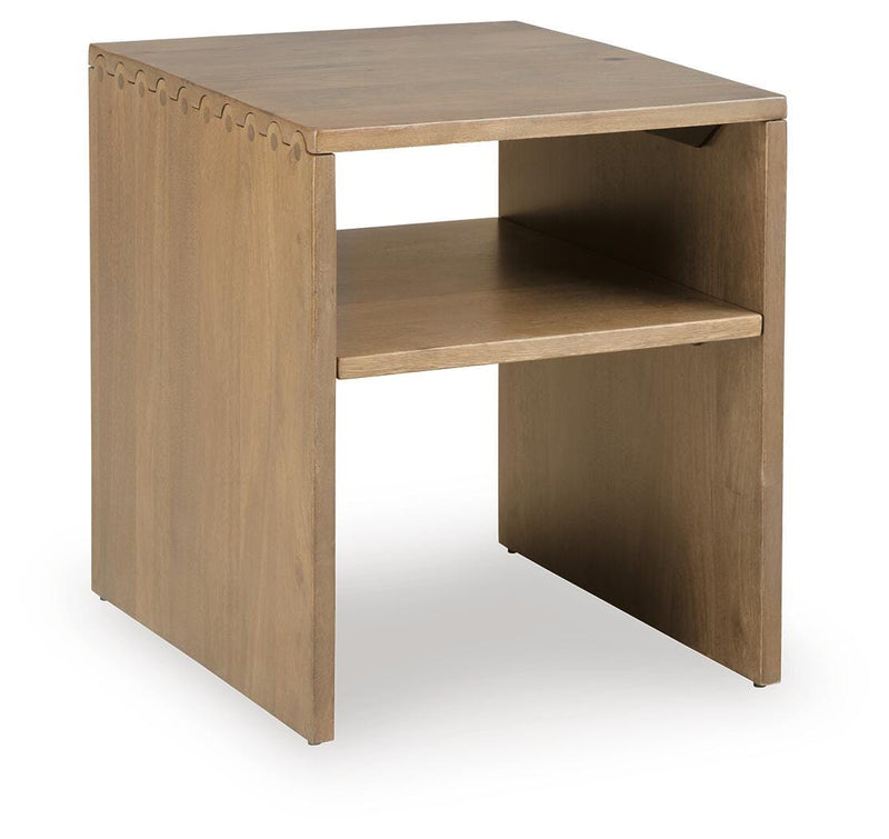 Ella Grove Rich Brown End Table - T639-3