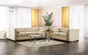Elliot Beige Loveseat - SM9116-LV
