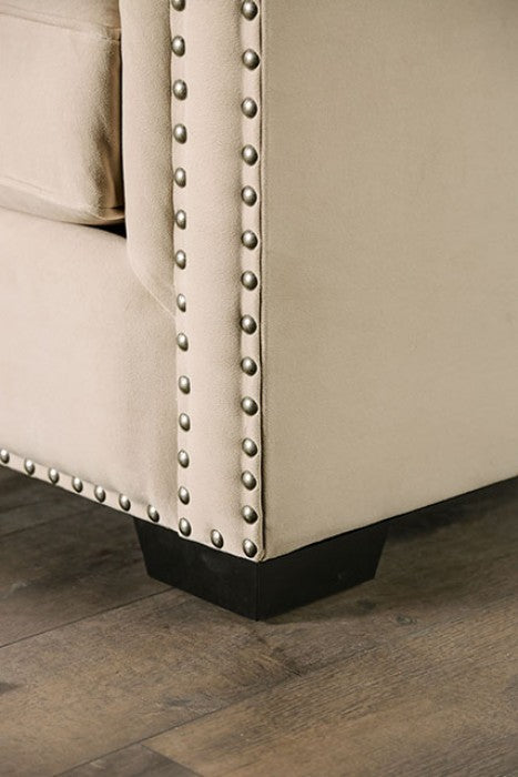 Elliot Beige Loveseat - SM9116-LV