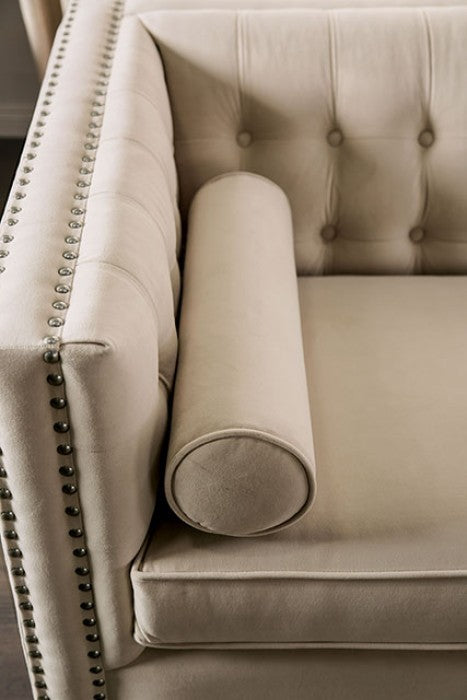 Elliot Beige Loveseat - SM9116-LV