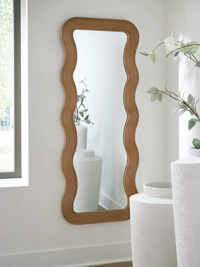 Ellisonville Brown Floor Mirror - A8010413