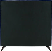 Elly Velvet King Bed Blue - Gate FurnitureKing Bed