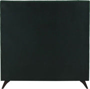 Elly Velvet Queen Bed Green - Gate FurnitureQueen Bed